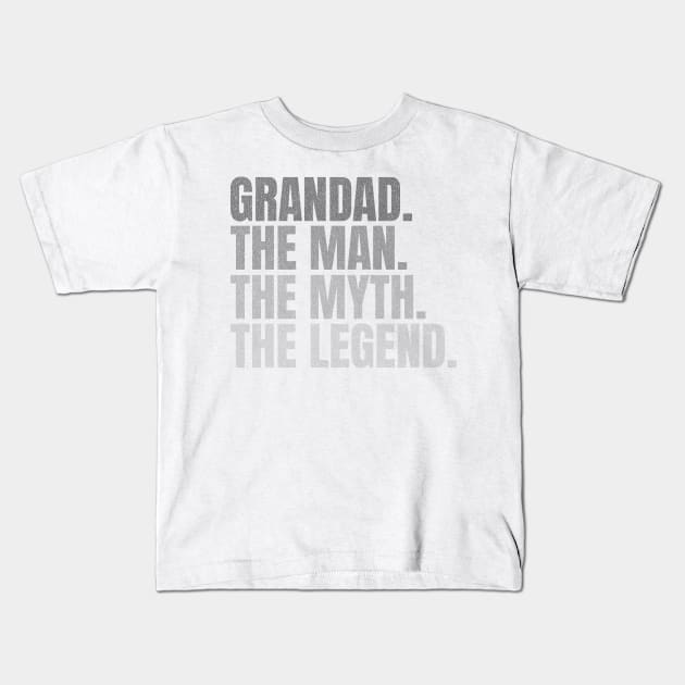 Grandad The Man Kids T-Shirt by Maison de Kitsch